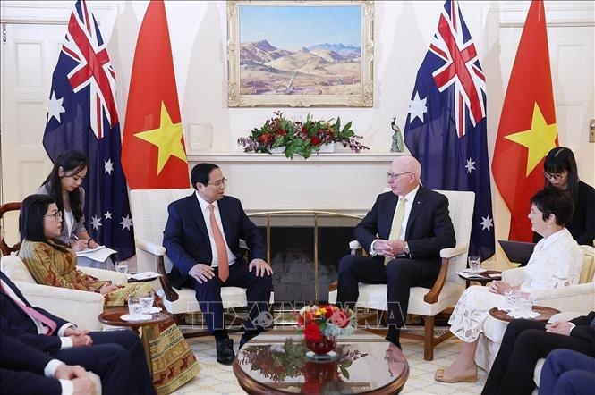 Vietnamese PM meets Australian Governor-General in Canberra